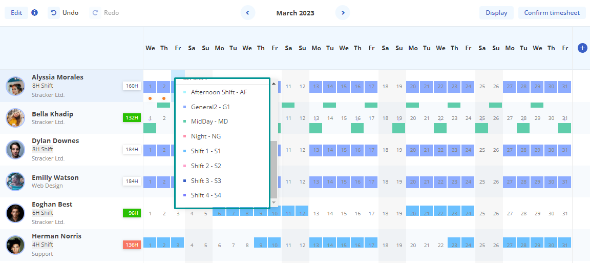 Schimburi de muncă HU