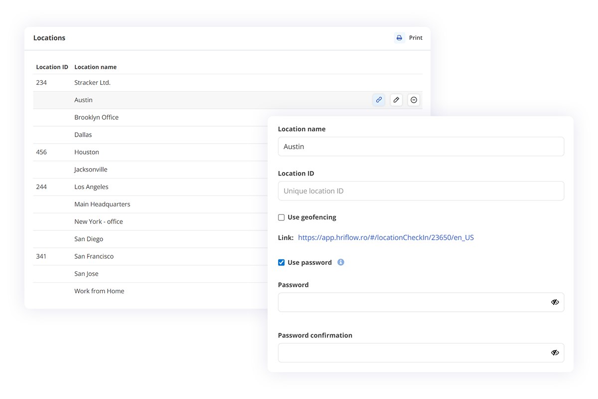 Fichaje-con-enlaces Fichaje con enlaces en HRiFlow